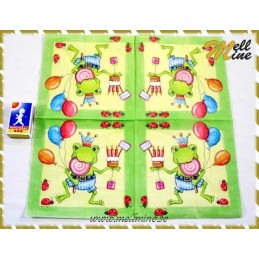 Servett groda på kalas...