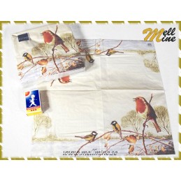 20-pack servetter - fåglar...