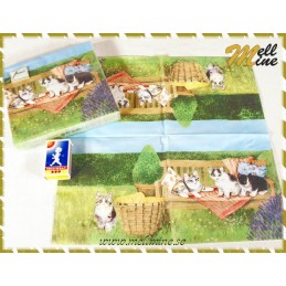 20-pack servetter - katter...